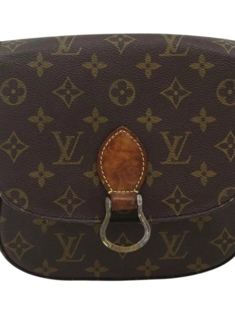 LOUIS VUITTON Monogram Saint Cloud MM Shoulder Bag M51243 LV Auth bs34992